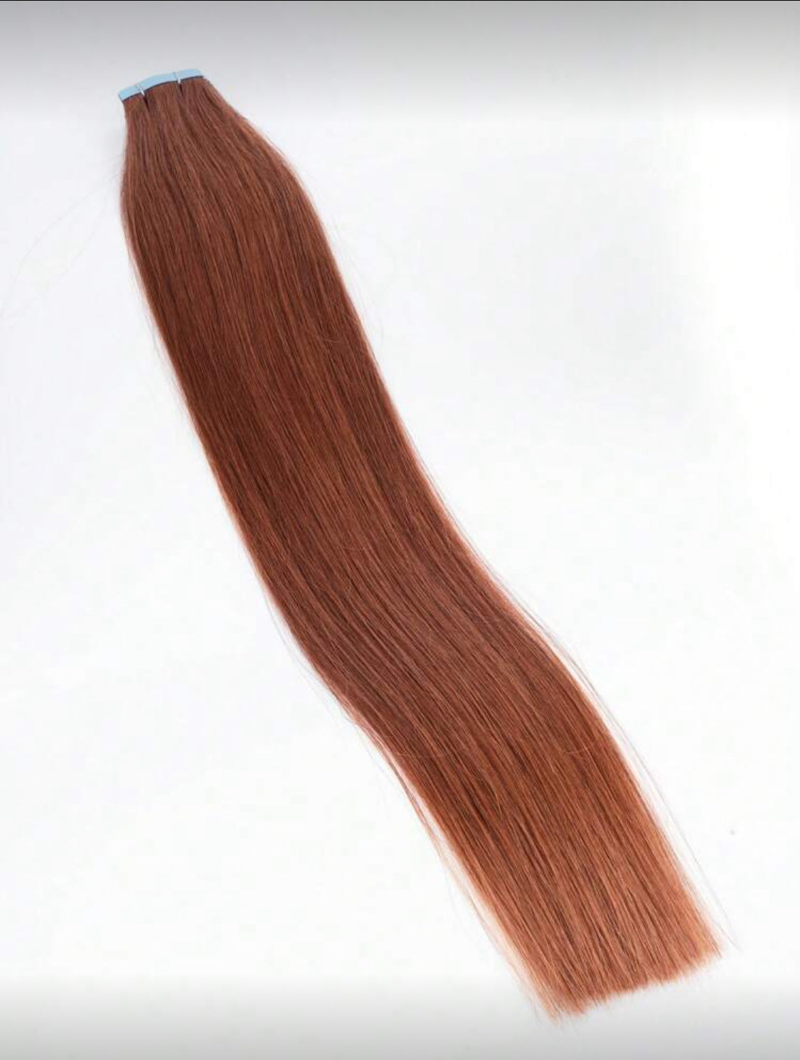 Reddish Brown Tape in Remy Human Hair Extensions Real Remy Human Hair Black 20 Pcs/Pack In Natural Human Hair