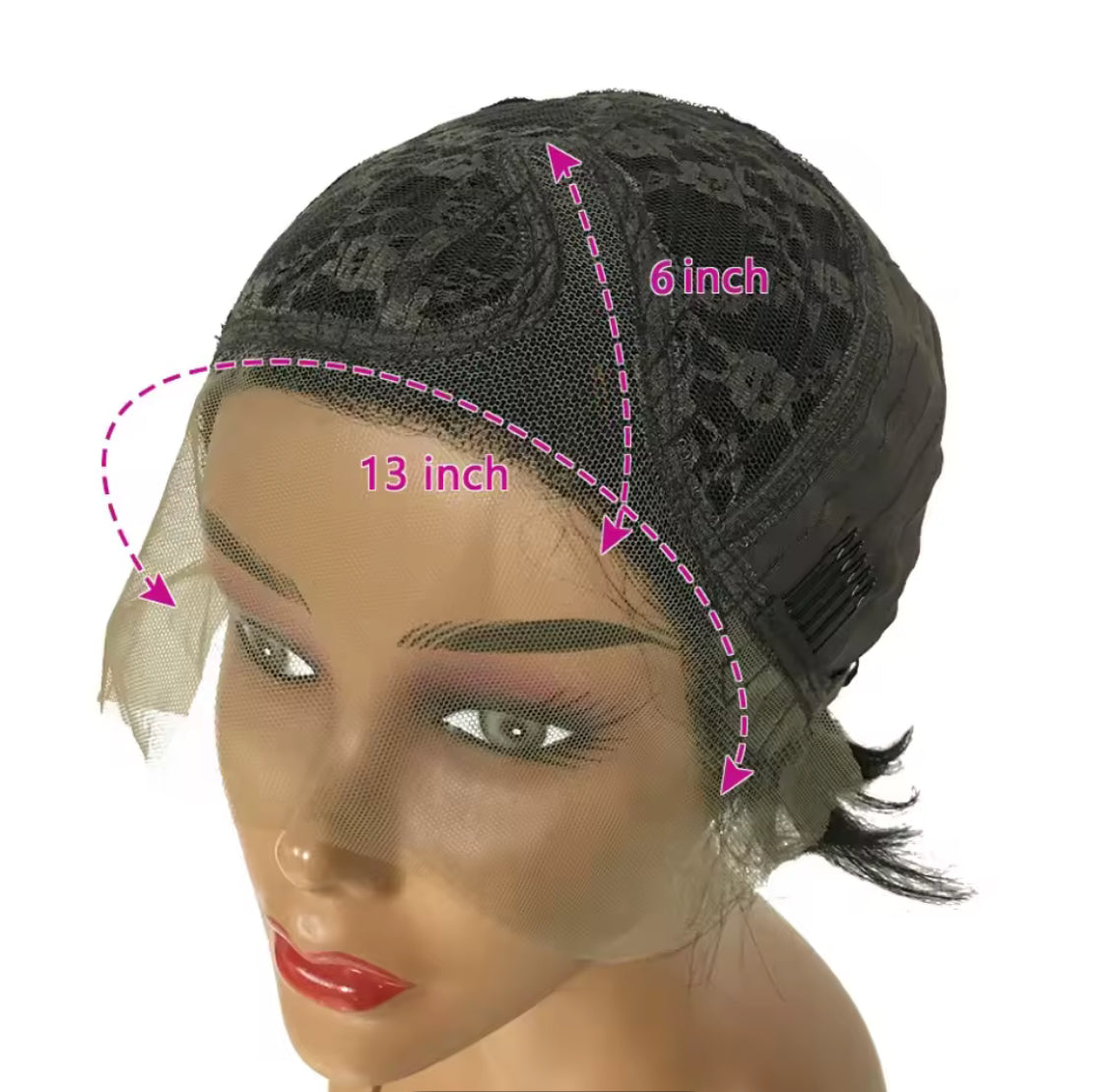 Lace Front 13x4 Short Pixie Cut Wig Pixie Cut Transparent Frontal Wig