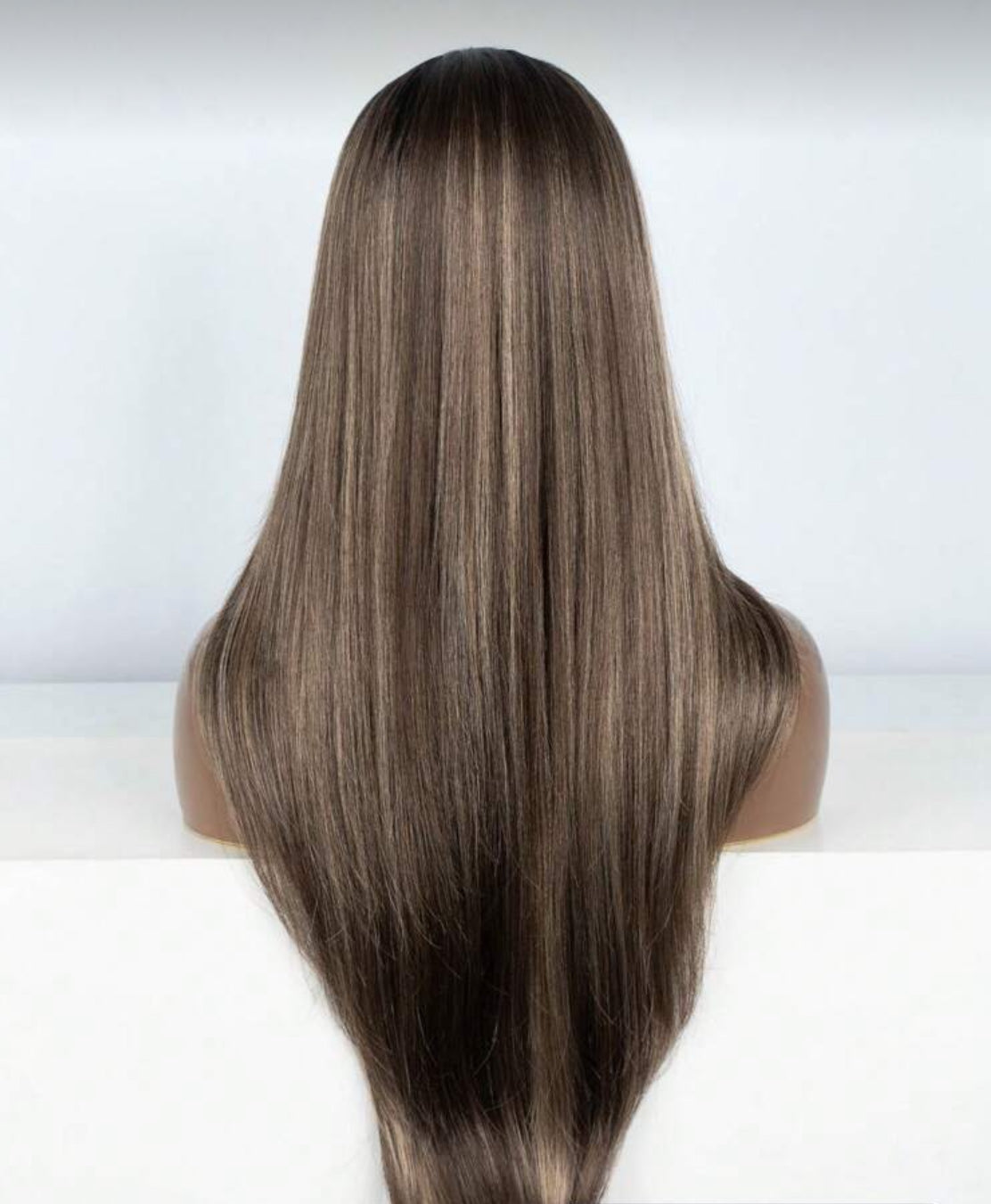 Highlight Cosplay Heat Resistant 28 Inch Synthetic Lace Front Wigs Straight Lace Hair Wig Orange Ombre Blonde Heat Resistant