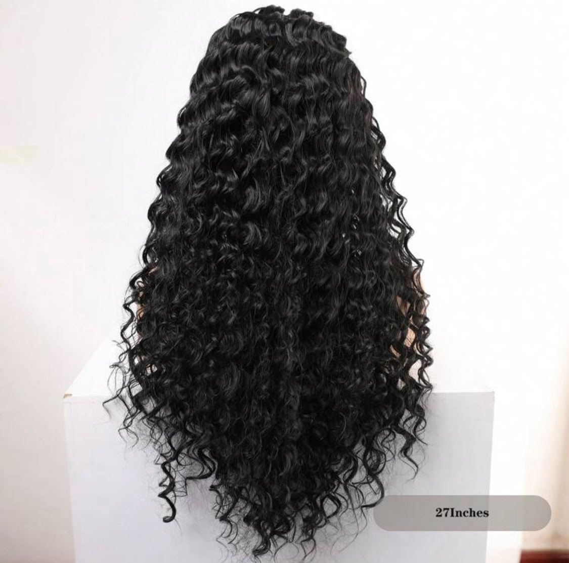 26 Inches Long Synthetic Lace Front Braids Curly Gluless Wigs With Baby Hair